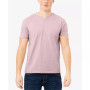 Men's Basic Notch Neck Short Sleeve T-shirt