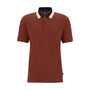 Men's Color-Blocked Collar Regular-Fit Polo Shirt