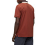 Men's Color-Blocked Collar Regular-Fit Polo Shirt