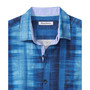 Men's Shibori Bay Bold Print Button-Front Short-Sleeve Camp Shirt