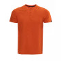Men's Basic Henley Neck Short Sleeve T-shirt