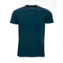 Men's Basic Henley Neck Short Sleeve T-shirt