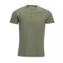 Men's Basic Henley Neck Short Sleeve T-shirt