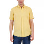 Men's Slim-Fit Yarn-Dyed Linen Shirt