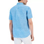 Men's Slim-Fit Yarn-Dyed Linen Shirt