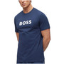 Men's Cotton Contrast Logo Relaxed-Fit T-shirt