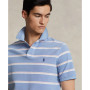 Men's Cotton Classic-Fit Striped Mesh Polo Shirt