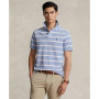 Men's Cotton Classic-Fit Striped Mesh Polo Shirt