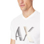 Men's V-Neck Short-Sleeve Metallic Logo T-Shirt