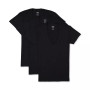 Men's Slim-Fit Deep V-Neck 3 Pack Undershirt