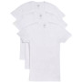Men's Slim-Fit Deep V-Neck 3 Pack Undershirt