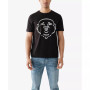 Men's Short Sleeve Ombre Buddha Face T-shirt