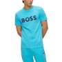 Men's Graphic Logo Print Stretch T-shirt