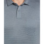 Men's Fine Line Eco Short Sleeve Golf Polo Shirt with Pocket
