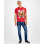 Men's Jungle Tiger Collage Logo Graphic T-Shirt
