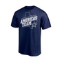 Men's Navy Dallas Cowboys Hometown Collection State Shape T-shirt