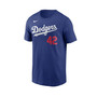 Men's Royal Los Angeles Dodgers Jackie Robinson Day Team 42 T-shirt