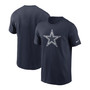 Men's Navy Dallas Cowboys Primary Logo T-shirt