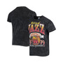 Men's '47 Black Utah Jazz 75Th Anniversary City Edition Mineral Wash Vintage-Look Tubular T-shirt
