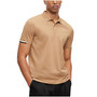 Men's Regular-Fit Rubberised Logo Polo Shirt