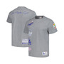 Men's Heather Gray Los Angeles Dodgers Cooperstown Collection City Collection T-shirt