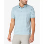 Men's Printed Button Placket Polo Shirt