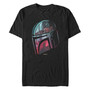 Star Wars Men's Mandalorian Helmet Reflection T-shirt