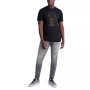 Men's Outline Karl Character Short Sleeve Crew Neck T-shirt