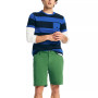 Classic-Fit 8.5” Stretch Chino Flat-Front Deck Short
