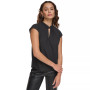 Women's Twisted-Neck Keyhole-Detail Top