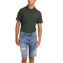 Men's Slim-Fit Distressed Denim Indigo Eco Shorts