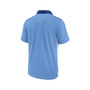 Men's White, Light Blue Brooklyn Dodgers Cooperstown Collection Rewind Stripe Polo Shirt