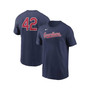 Men's Navy Cleveland Guardians Jackie Robinson Day Team 42 T-shirt