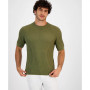 Men's Regular-Fit Eyelet-Stripe Sweater-Knit T-Shirt, Created for Macy's