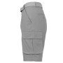 Men's Flat Front Belted Cotton Cargo Shorts