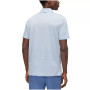 Men's Regular-Fit Two-Tone Linen Polo Shirt