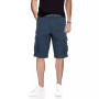Men's Belted Snap Detail Cargo Shorts