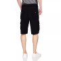 Men's Belted Snap Detail Cargo Shorts