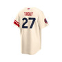Men's Mike Trout Cream Los Angeles Angels 2022 City Connect Replica Player Jersey
