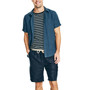 Men's Sustainably Crafted 8.5" Pull-On Linen-Blend Cargo Shorts