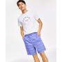 Men's Zig-Zag Print Drawstring Shorts, Created for Macy's