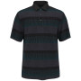 Men's Birdseye Stripe Jacquard Short-Sleeve Performance Polo Shirt