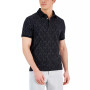 Men's Jacquard Polo Shirt, Created for Macy's