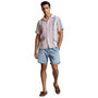 Men's Classic-Fit Striped Linen Camp Shirt, Created for Macy's