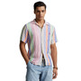 Men's Classic-Fit Striped Linen Camp Shirt, Created for Macy's