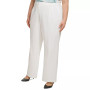 Plus Size Mid-Rise Wide-Leg Pants
