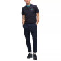 Men's Stretch Cotton Logo Inserts Slim Fit Polo Shirt