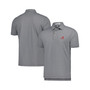 Men's Black Alabama Crimson Tide Jubilee Striped Performance Jersey Polo Shirt