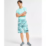 Men's Splash Regular-Fit Abstract-Print 10" Fleece Shorts