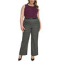 Plus Size Menswear Wide-Leg Pants